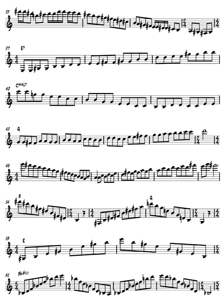 Free Jazz Guitar Transcriptions: warm up routine